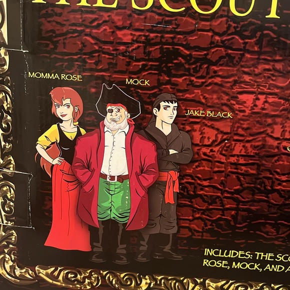 Captain Jacks Cove The Scout Pirate Ship toy set Jake Black Momma Rose Mock new - Picture 9 of 16